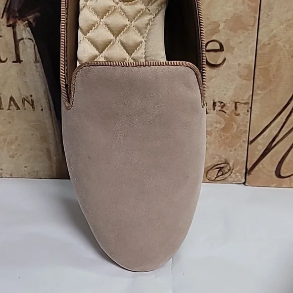 Birdies Tan Suede Loafers Slip-On Elegance - Picture 3 of 12